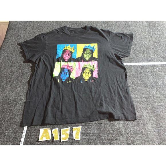 Shirts | Notorious Big Tshirt Boys 2xl Biggie Smalls King Crown Neon ...